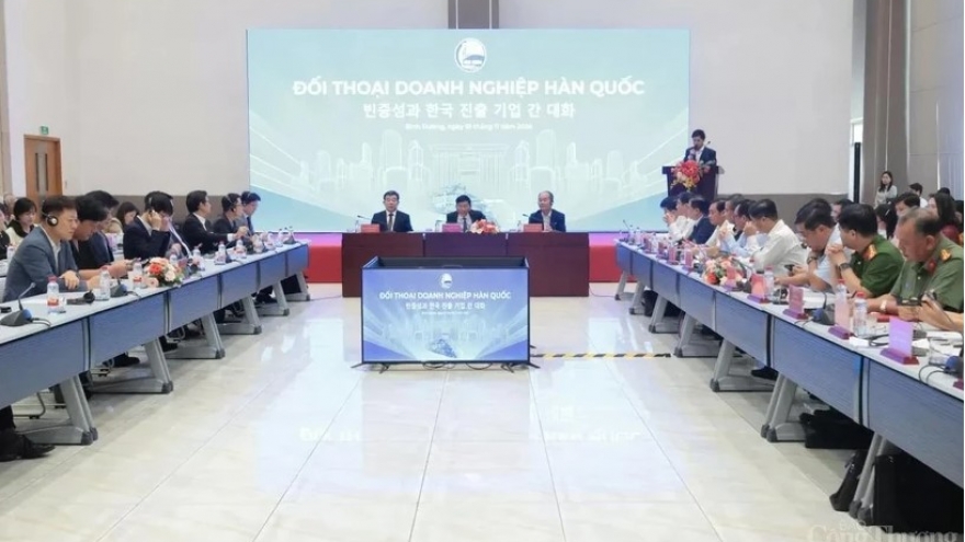 Binh Duong leaders hold dialogue with RoK enterprises